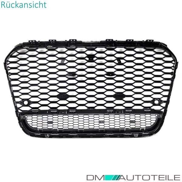 Sport Wabendesign Kühlergrill Hochglanz Schwarz passt für Audi A6 4G C7 bj 10-14 außer RS6 S6