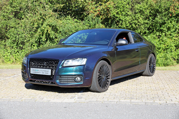 Kühlergrill Grill Wabendesign hochglanz Schwarz lackiert passt für Audi A5 8T Baujahr 2007-2011 nicht RS5