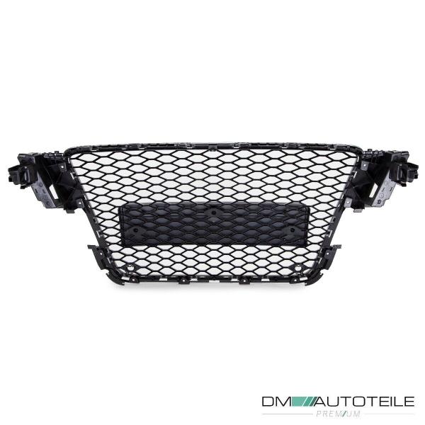 Kühlergrill Grill Wabendesign hochglanz Schwarz lackiert passt für Audi A5 8T Baujahr 2007-2011 nicht RS5