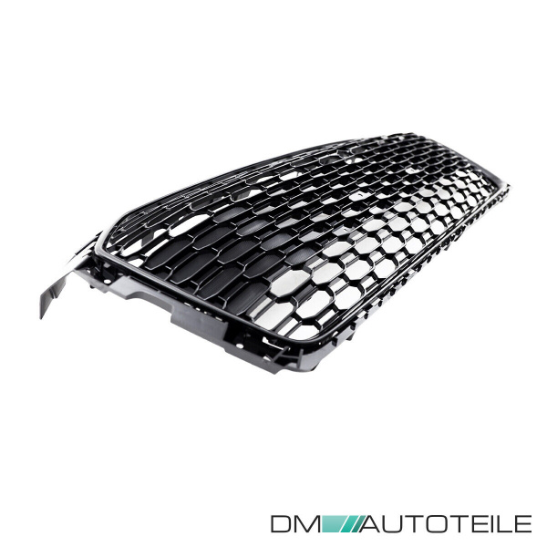 Kühlergrill Grill Wabendesign hochglanz Schwarz lackiert passt für Audi A5 F5 außer RS5