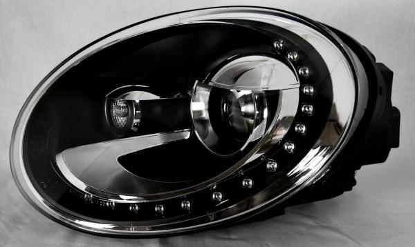 LED Tagfahrlicht Scheinwerfer für VW New Beetle 11-19 schwarz