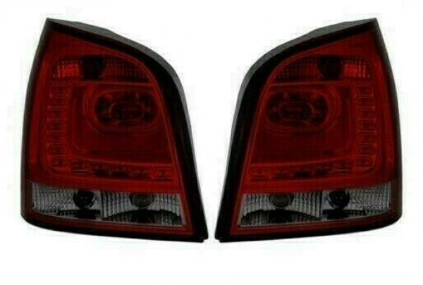 Upgrade Design LED Rückleuchten für VW Polo 9N3 05-09 kirschrot/rauch
