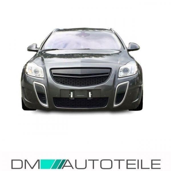 Kühlergrill Schwarz Waben ohne Emblem passend für Umbau OPC-Line Opel Insignia 08-13