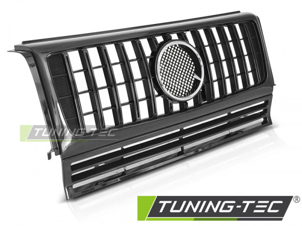 Upgrade Sportgrill / Kühlergrill für Mercedes Benz G-Klasse W463 09-12 Hochglanz schwarz
