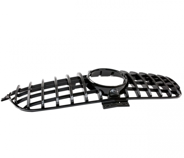 Upgrade Design Sportgrill / Frontgrill für Mercedes-Benz GLE Coupe C292 15-19 mit / ohne Kamera Hochglanzschwarz