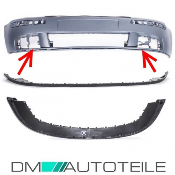 Lippe Spoiler für VW Golf 5 V Stoßstange Unterteil vorne unten aus ABS EU-WARE