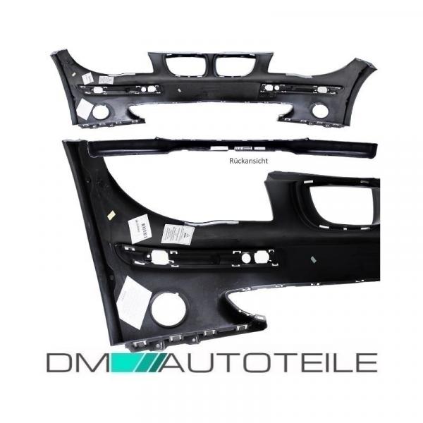 Set Stoßstange 04-07 vorne oben ohne SRA+Spoiler grundiert passt für BMW 1er E87