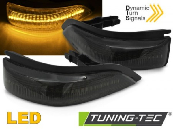 Upgrade LED Spiegelblinker für Toyota Yaris 11-19 schwarz/rauch dynamisch