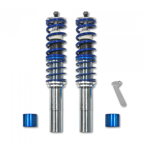 BlueLine Gewindefahrwerk passend für BMW E39 Touring 520i, 523i, 525i, 528i, 530i, 520D, 525D / TD / TDS, 530D, Baujahr 1997 - 2003, außer Fahrzeuge mit Niveauregulierung