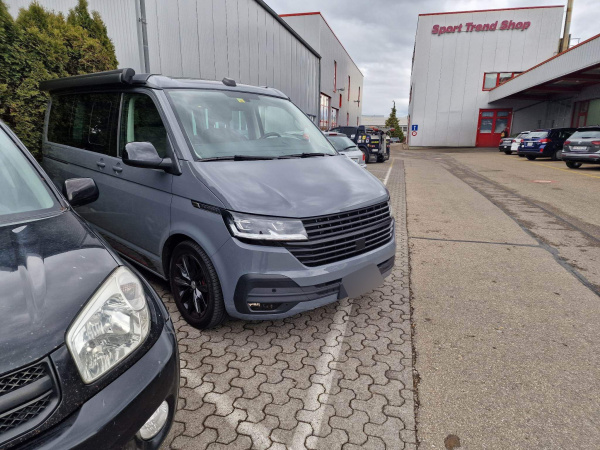 Upgrade Sportgrill / Kühlergrill für Volkswagen T6.1 ab 2019 matt schwarz