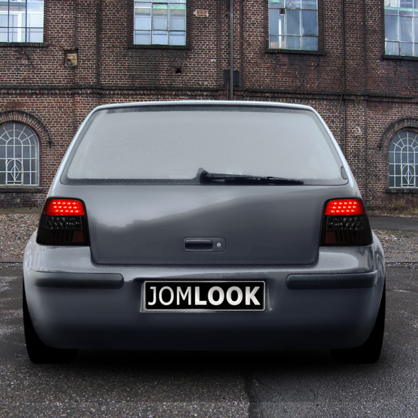 LED Upgrade Design Rückleuchten für VW Golf 4 (IV) 97-03 schwarz/rauch mit LED Blinker