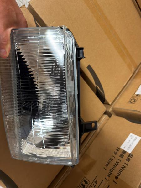 B-Ware  Upgrade Design Scheinwerfer Set mit Blinkern passend für VW T4 90-03 (kurzer Vorderwagen) schwarz