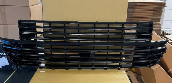 Upgrade Sportgrill / Kühlergrill für Volkswagen T6.1 ab 2019 Hochglanz schwarz