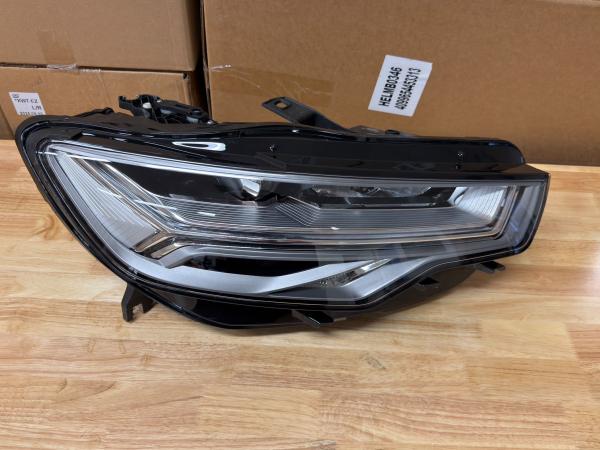 B-Ware  Voll LED Tagfahrlicht Scheinwerfer Set passend für Audi A6 4G (C7) Facelift 15-18 schwarz mit LED Blinker