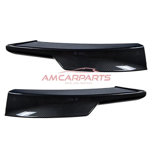 Upgrade Sport Design Flaps / Spoiler Set für BMW 3er (E90) Limousine (E91) Touring Facelift 08-11 Carbon-Optik