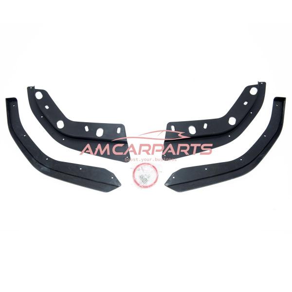 Upgrade Sport Design Frontspoilerlippe / Frontspoiler passend für BMW 3er (G20) Limousine (G21) Touring (Vor-Facelift) 2019+ matt schwarz