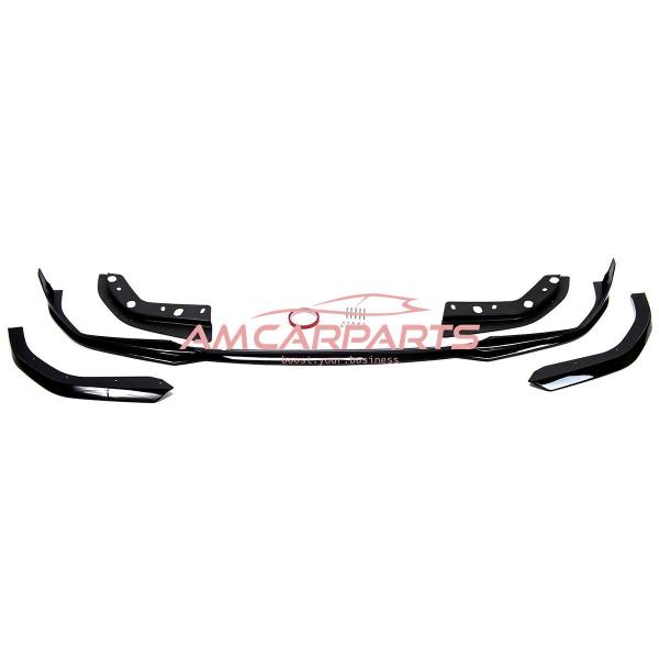 Upgrade Sport Design Frontspoilerlippe / Frontspoiler passend für BMW 3er (G20) Limousine (G21) Touring 2019-2022 glänzend schwarz