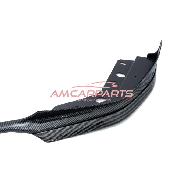 Upgrade Sport Design Frontspoilerlippe / Frontspoiler passend für BMW 3er (G20) Limousine (G21) Touring (Vor-Facelift) ab 2019+ Carbon-Optik