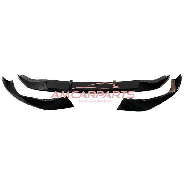 Upgrade Sport Design Frontspoilerlippe / Frontspoiler passend für BMW 5er (G30, G31) Limousine und Touring Facelift 2020 - 2023 glänzend schwarz