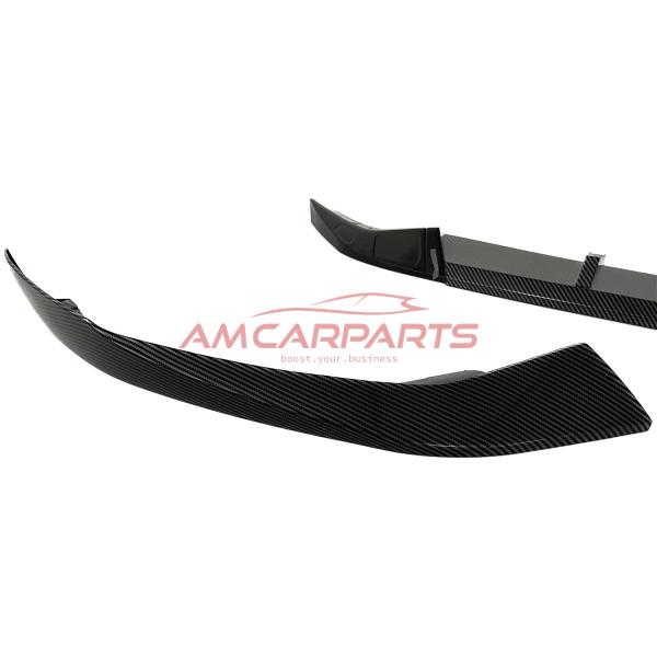 Upgrade Sport Design Frontspoilerlippe / Frontspoiler passend für BMW 5er (G30, G31) Limousine und Touring Facelift 2021+ Carbon-Optik