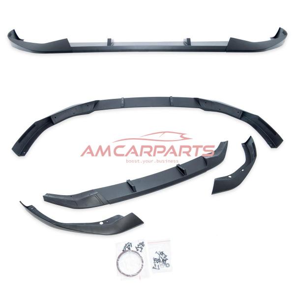 Upgrade Sport Design Frontspoilerlippe / Frontspoiler passend für BMW 5er (G30, G31) Limousine und Touring Facelift 2021+ mattschwarz