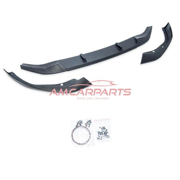 Upgrade Sport Design Frontspoilerlippe / Frontspoiler passend für BMW 5er (G30, G31) Limousine und Touring Facelift 2021+ mattschwarz