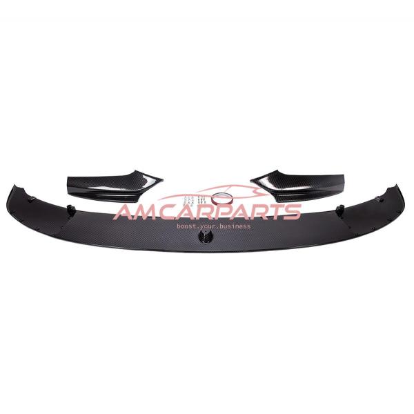 Upgrade Sport Design Frontspoilerlippe / Frontspoiler passend für BMW 5er (F10, F11) Limousine und Touring 2010 - 2017 Carbon Optik