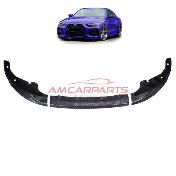 Upgrade Sport Design Frontspoilerlippe / Frontspoiler in Carbon-Optik, passend für BMW 4er (G22) Coupé (G23, G83) Cabriolet ab 2020+