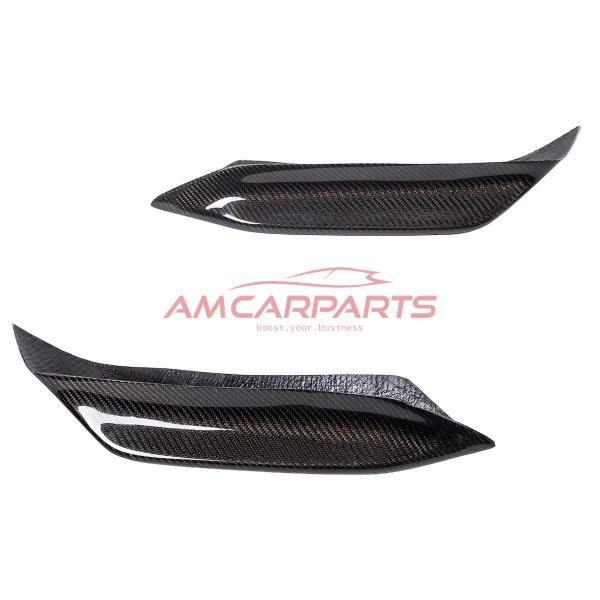 Upgrade Sport Design Flaps / Spoiler Set passend für BMW M4 (F82) Coupé (F83) Cabrio, M3 (F80) Limousine 2013-2020 Carbonfaser