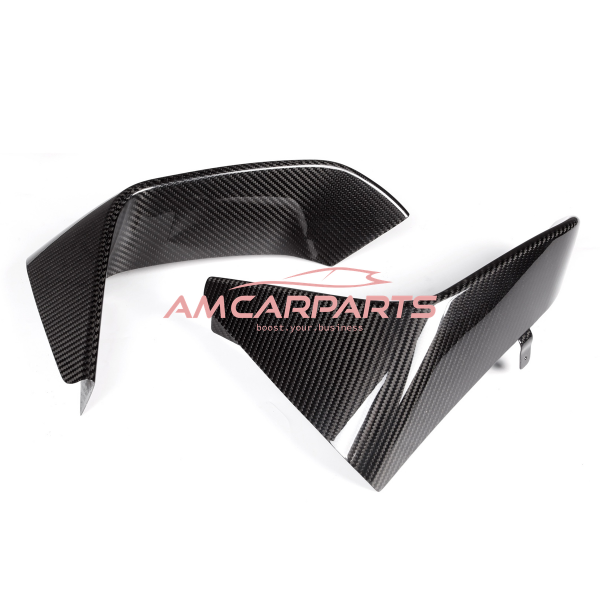 Upgrade Sport Design Flaps / Spoiler Set passend für BMW M4 (F82) Coupé (F83) Cabriolet, M3 (F80) Limousine 2013-2020 Carbonfaser