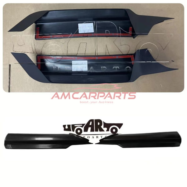 Upgrade Sport Design Flaps / Spoiler Set für BMW 3er (E90) Limousine (E91) Touring Vor-Facelift 05-08 Carbon-Optik