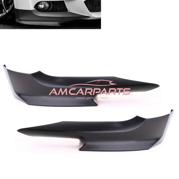 Upgrade Sport Design Flaps / Spoiler Set passend für BMW 3er (E92, E93) Coupe und Cabrio Vor-Facelift 06-10 mattschwarz