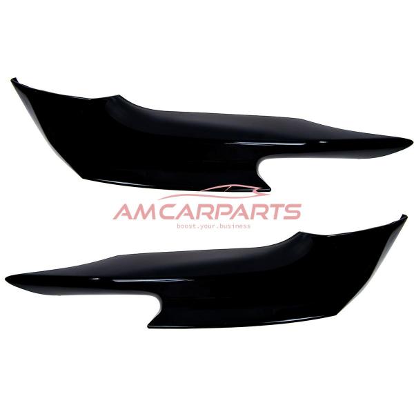 Upgrade Sport Design Flaps / Spoiler Set passend für BMW 3er (E92, E93) Coupe und Cabrio 06-10 glänzend schwarz