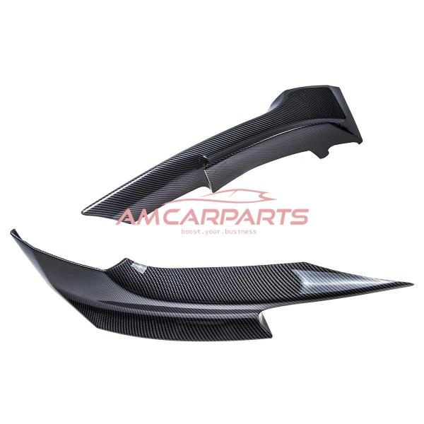 Upgrade Sport Design Flaps / Spoiler Set passend für BMW 3er (E92, E93) Coupe und Cabrio Vor-Facelift 06-10 Carbon Optik