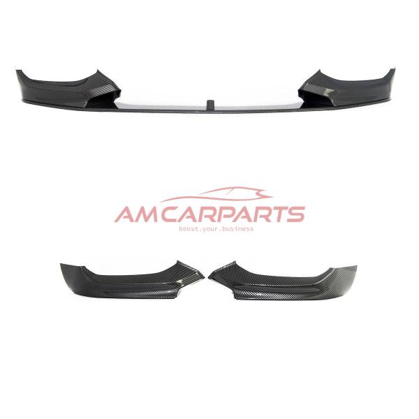 Upgrade Sport Design Flaps / Frontspoilerlippe / Frontspoiler für BMW 1er (F20, F21) Schräckheck Facelift 15-19 Carbon-Optik
