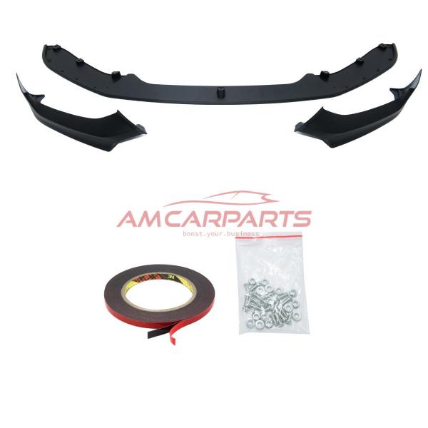 Upgrade Sport Design Frontspoilerlippe / Frontspoiler für BMW 1er (F20, F21) Facelift 15-19 Matt schwarz