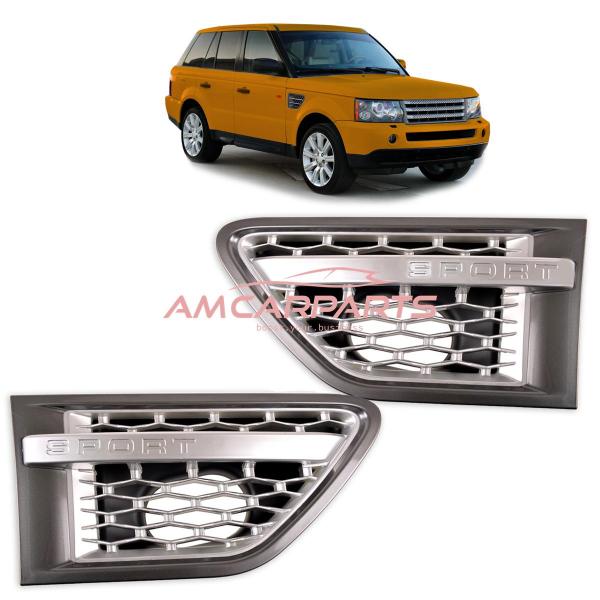 Upgrade Frontgrill-Set Grau-Silber für LAND ROVER RANGE ROVER SPORT I (L320) Facelift 2009-2013