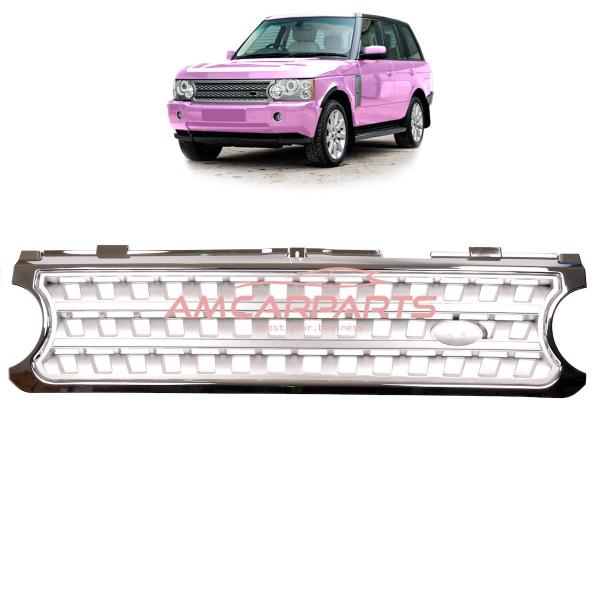 Upgrade Design Sportgrill Chrom & Silber für LAND ROVER RANGE ROVER III (L322) Facelift 2006-2010