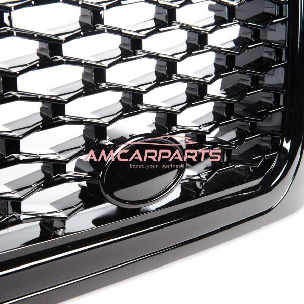 Upgrade Design Sportgrill komplett Schwarz glänzend für LAND ROVER RANGE ROVER SPORT I (L320) Vor-Facelift 2005-2009