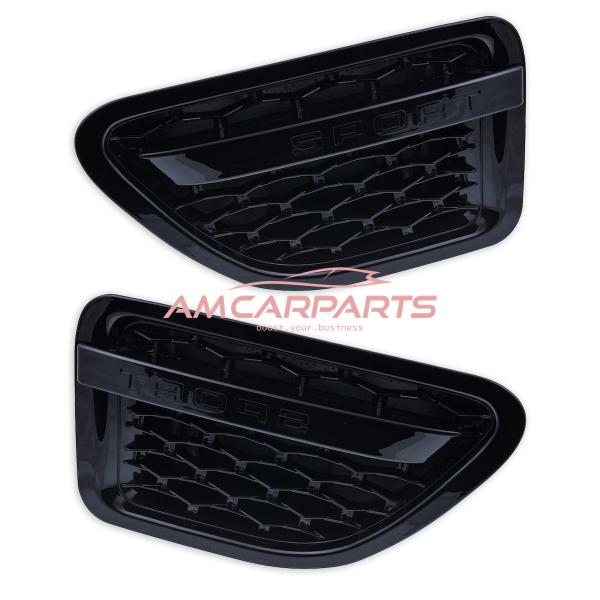 Upgrade Design Sportgrill Hochglanzschwarz für LAND ROVER RANGE ROVER SPORT I (L320) Vor-Facelift 2005-2009