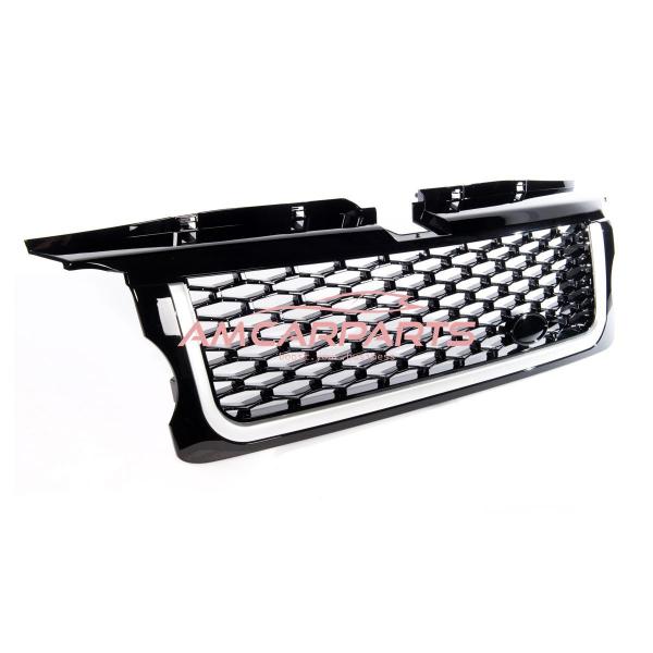 Upgrade Design Sportgrill Grau-Silber für LAND ROVER RANGE ROVER SPORT I (L320) Vor-Facelift 2005-2009