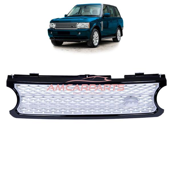 Upgrade Design Sportgrill Grau & Schwarz für LAND ROVER RANGE ROVER III (L322) Facelift 2006-2009