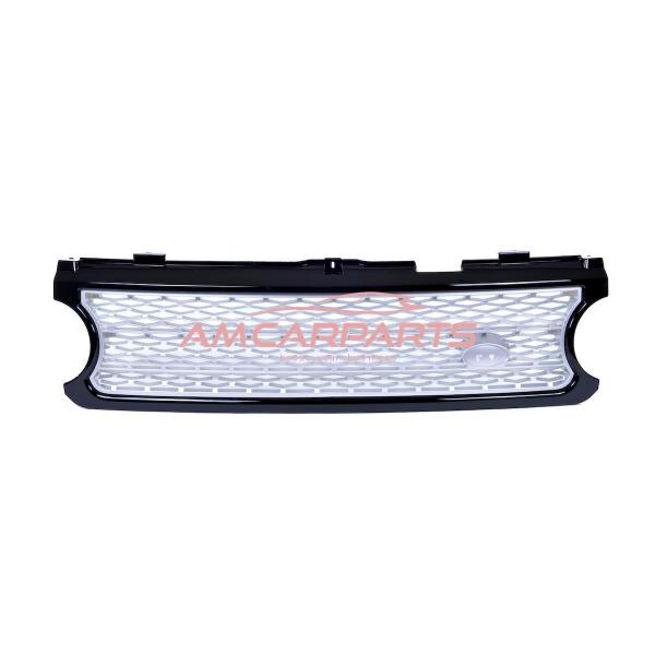 Upgrade Design Sportgrill Grau & Schwarz für LAND ROVER RANGE ROVER III (L322) Facelift 2006-2009