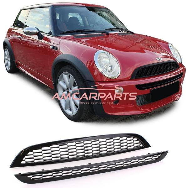 Upgrade Design Kühlergrill glänzend schwarz für MINI (R50, R53) JWC 2001-2006