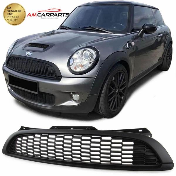Upgrade Design Kühlergrill glänzend schwarz für MINI (R56, R57, R58, R59) Cooper S 2006-2015