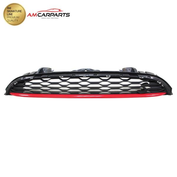 Upgrade Design Kühlergrill Schwarz/Rot für MINI F55 F56 F57 Vor-Facelift 2014-2019