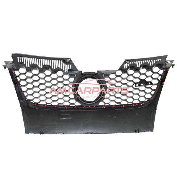 Upgrade Design Kühlergrill Rot mit Emblemhalter für VW Golf 5 GTI 2003-2009