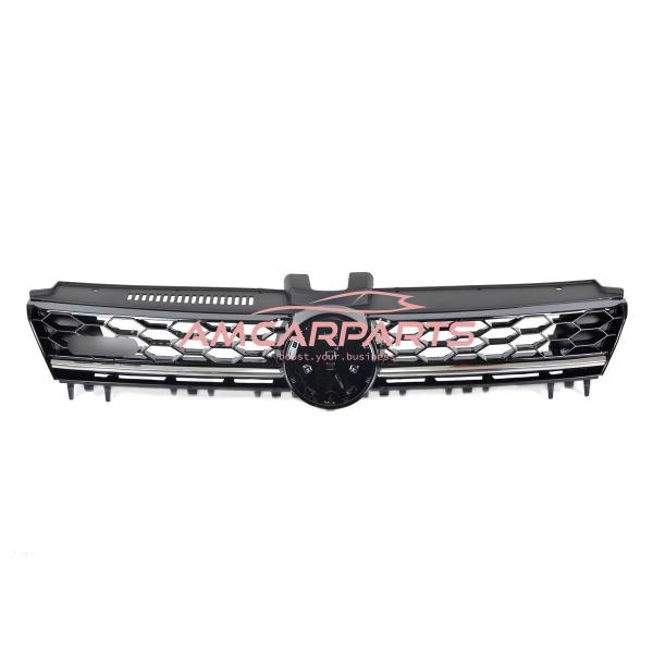 Upgrade Design Kühlergrill Chrom mit Emblemhalter für VW Golf 7 GTD 2012-2016