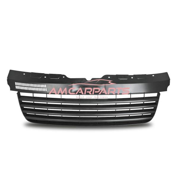Upgrade Design Kühlergrill ohne Emblem, schwarz, passend für VW Transporter T5 Vor-Facelift 2003-2009
