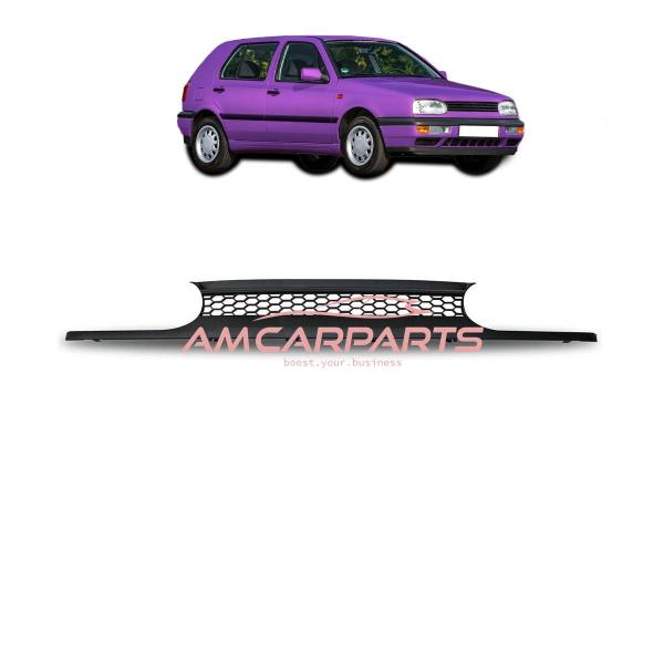 Upgrade Design Kühlergrill ohne Emblem, schwarz, für VW Golf 3 1991-1997